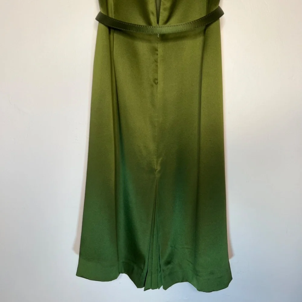 Ann Taylor Green Silk Dress - Picture 7 of 10